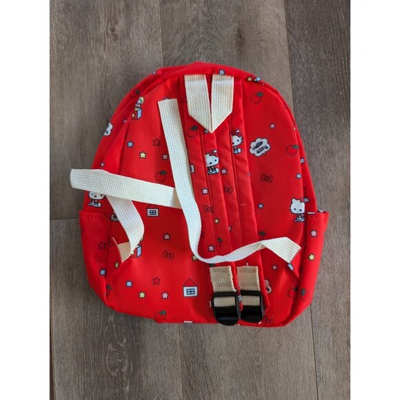 Hello Kitty Red & White Backpack – Cute Cartoon School Bag for Kids & Fans - Picture 4 of 4
